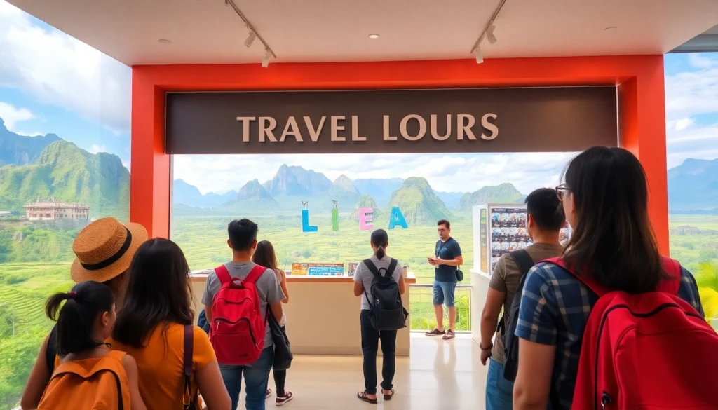 Engaging tour experience in Indonesia with travelers exploring scenic viewpoints and cultural sites.