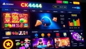 Screenshot showing the ck4444 com login page on a sleek device for seamless gaming access and account management, highlighting ease of login and user interface.