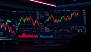 Trading view interface showcasing detailed charts and market analysis to assist traders in